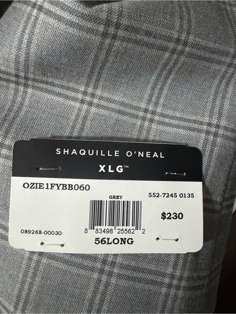 Shaq nwt grey